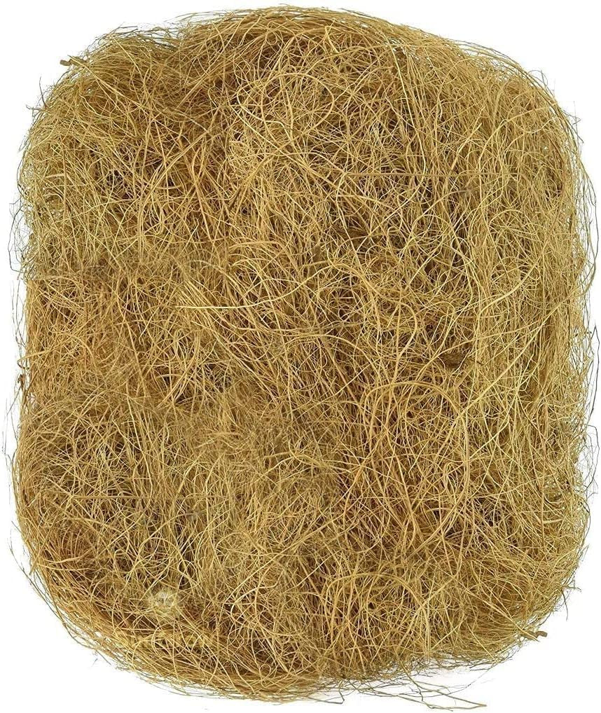 45G Finch Coconut Fiber, Loose Bedding Substrate for Birds Nest Cages, Nesting Material for Budgie Hummingbird Canary Parakeet