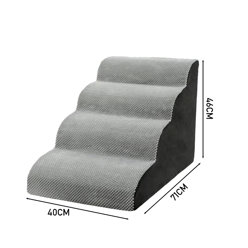 Triangular Medium Dog Cat House with Soft Plush Cat Sleeping Bed