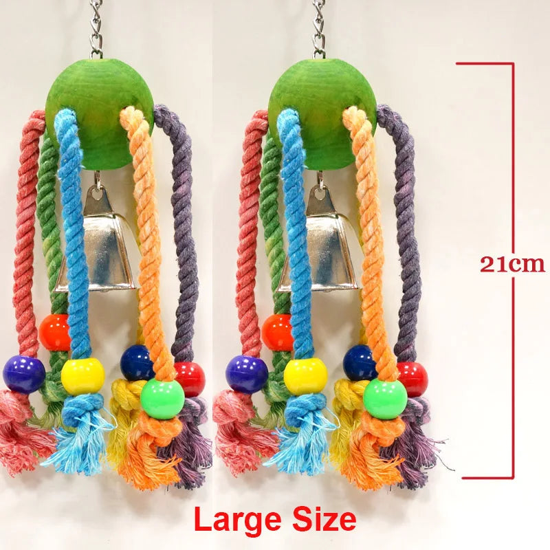 Bird Chew Toys Arachnid Parrot Chew Bite Toys Suitable for Small to Large Size Parrots