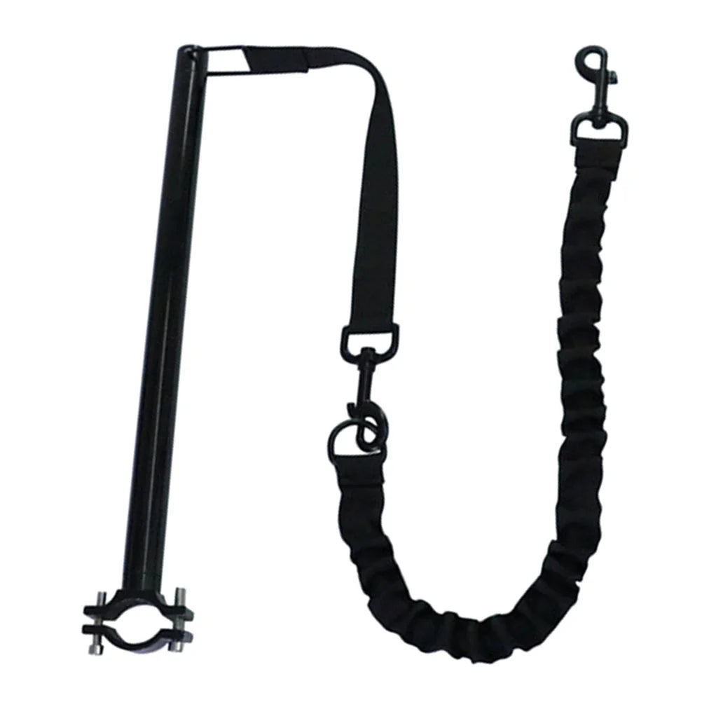 1 Set Bike Riding Dog Leash Retractable Durable Nylon Strap Bicycle Walking Pet Leash for Medium Dogs Dog Carrier Bag Attachment