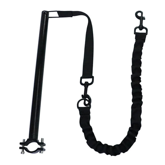1 Set Bike Riding Dog Leash Retractable Durable Nylon Strap Bicycle Walking Pet Leash for Medium Dogs Dog Carrier Bag Attachment