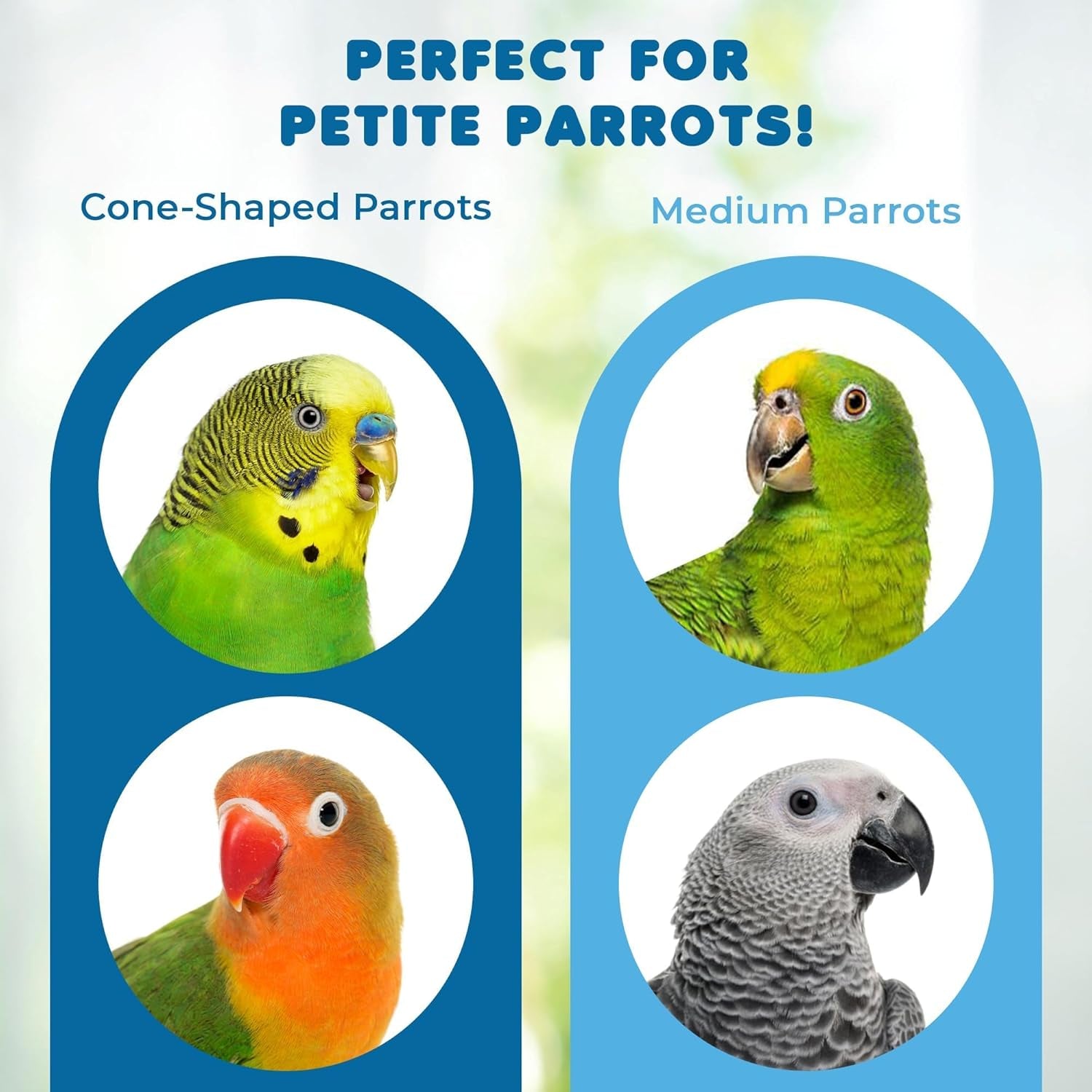 Chewing Toy for Parrot, Cockatiel, Macaw, Conure, Parakeet, 15.7 Inches Tall by 4 Inches Wide, Edible Chew, Nibbling Keeps Beaks Trimmed, Multicolored Wooden Blocks, 1 Pc