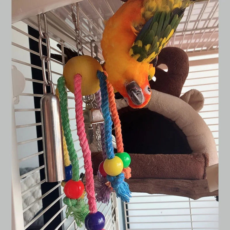 Bird Chew Toys Arachnid Parrot Chew Bite Toys Suitable for Small to Large Size Parrots