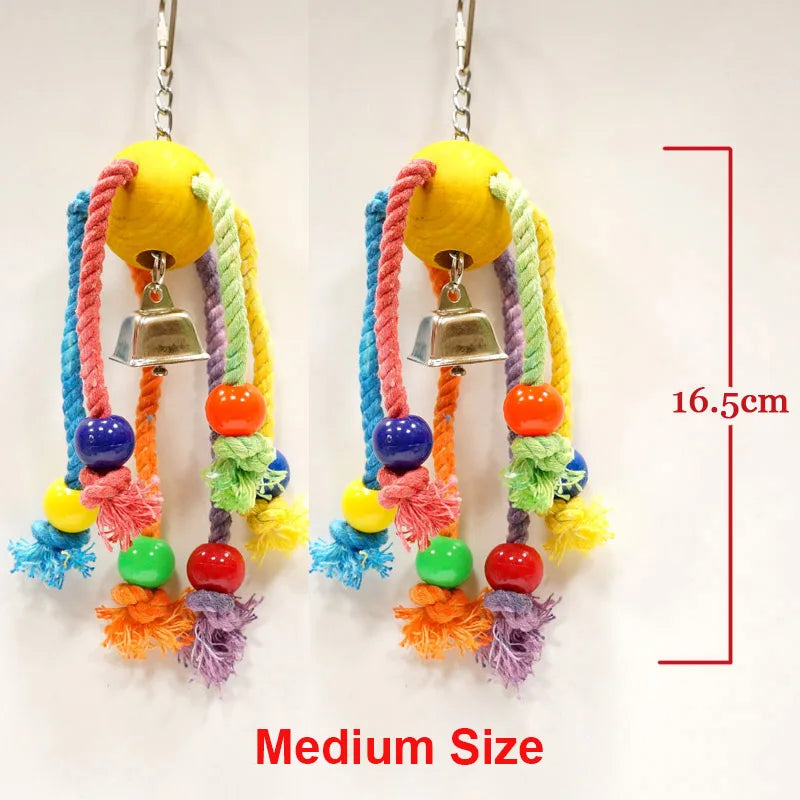 Bird Chew Toys Arachnid Parrot Chew Bite Toys Suitable for Small to Large Size Parrots
