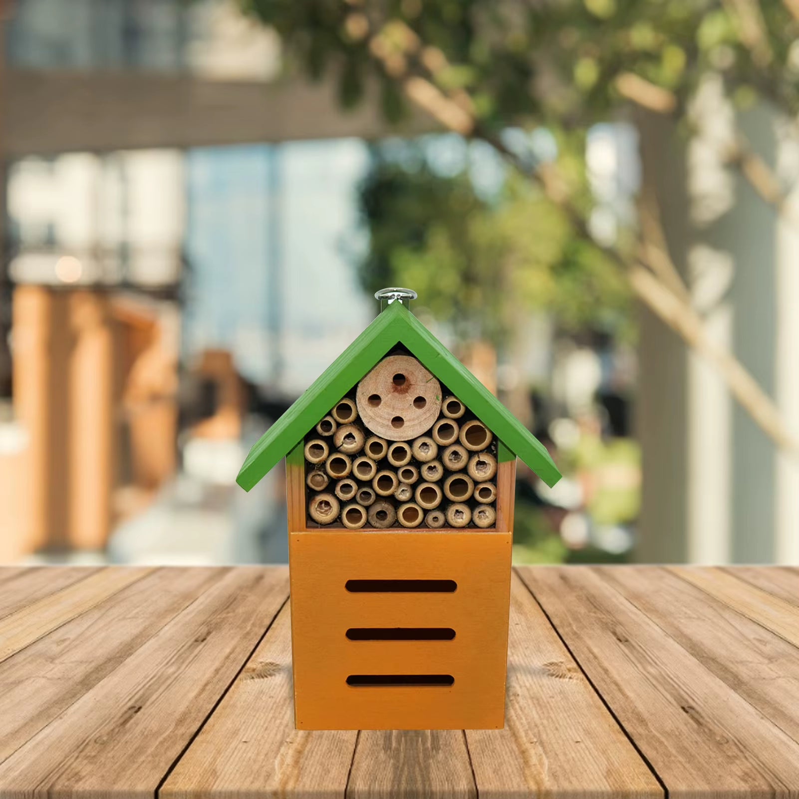 Durable Insect House Wooden Insect Bee House Honey Tools Wood Bee Breeding Shelter Garden Decoration Nests Box Insects Box