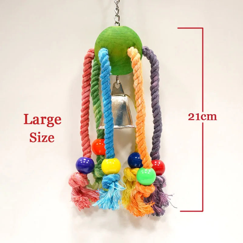 Bird Chew Toys Arachnid Parrot Chew Bite Toys Suitable for Small to Large Size Parrots
