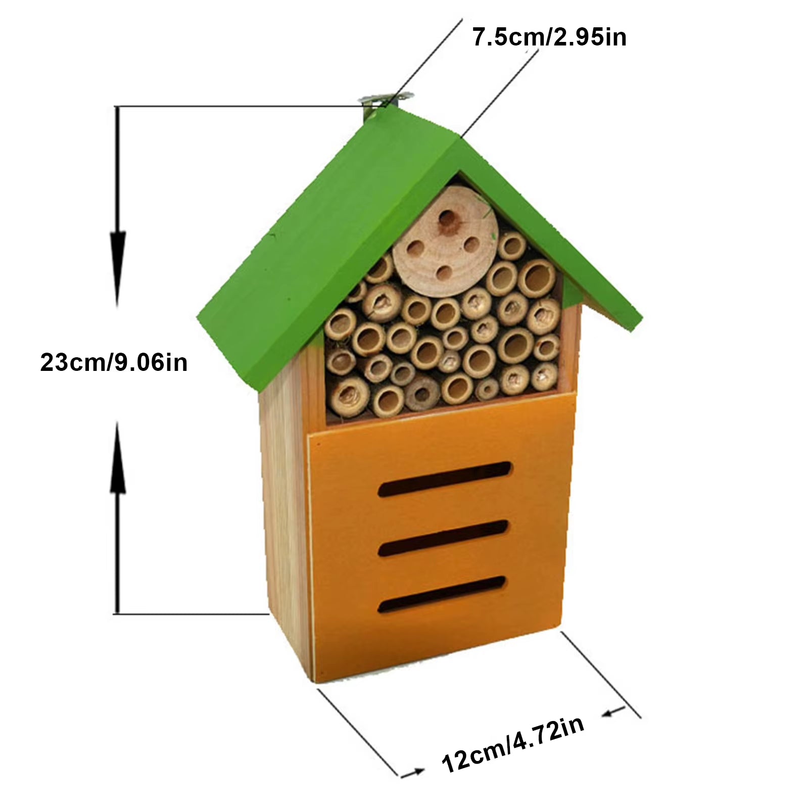 Durable Insect House Wooden Insect Bee House Honey Tools Wood Bee Breeding Shelter Garden Decoration Nests Box Insects Box