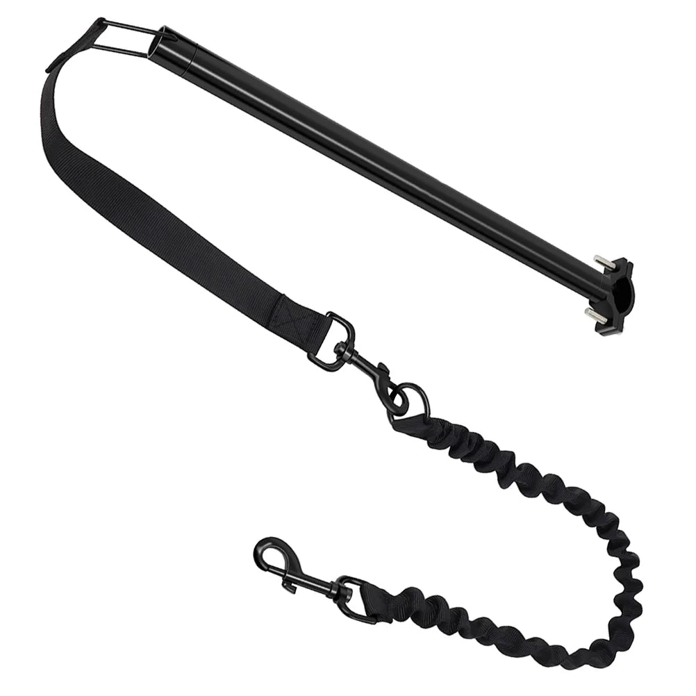 1 Set Bike Riding Dog Leash Retractable Durable Nylon Strap Bicycle Walking Pet Leash for Medium Dogs Dog Carrier Bag Attachment